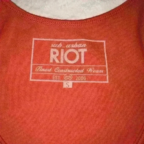 Sub Urban Riot Red Sports Team tank - Picture 4 of 7